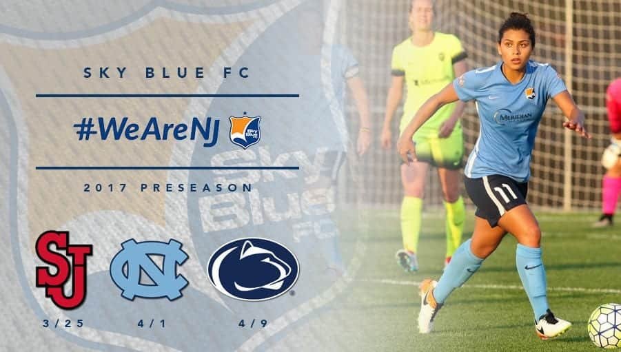 Sky BLue FC 2017 Preseason Schedule