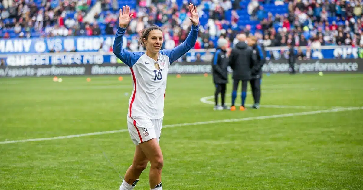 Carli Lloyd Selected for Induction into NJ Hall of Fame