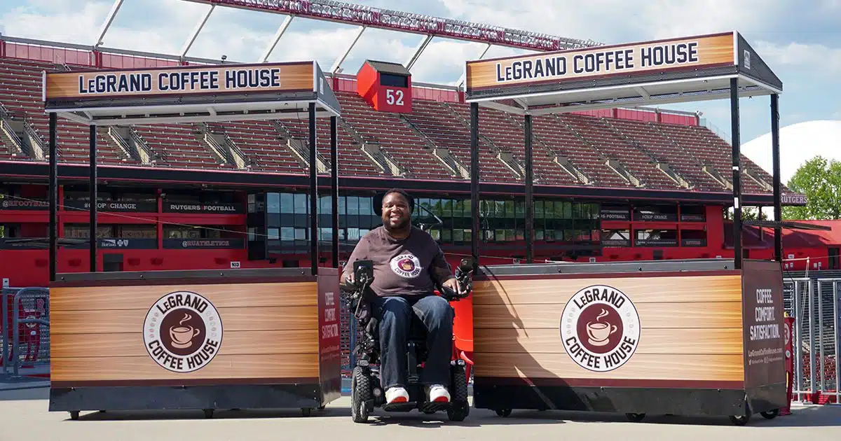 LeGrand Coffee House Now Available at Rutgers Football Games