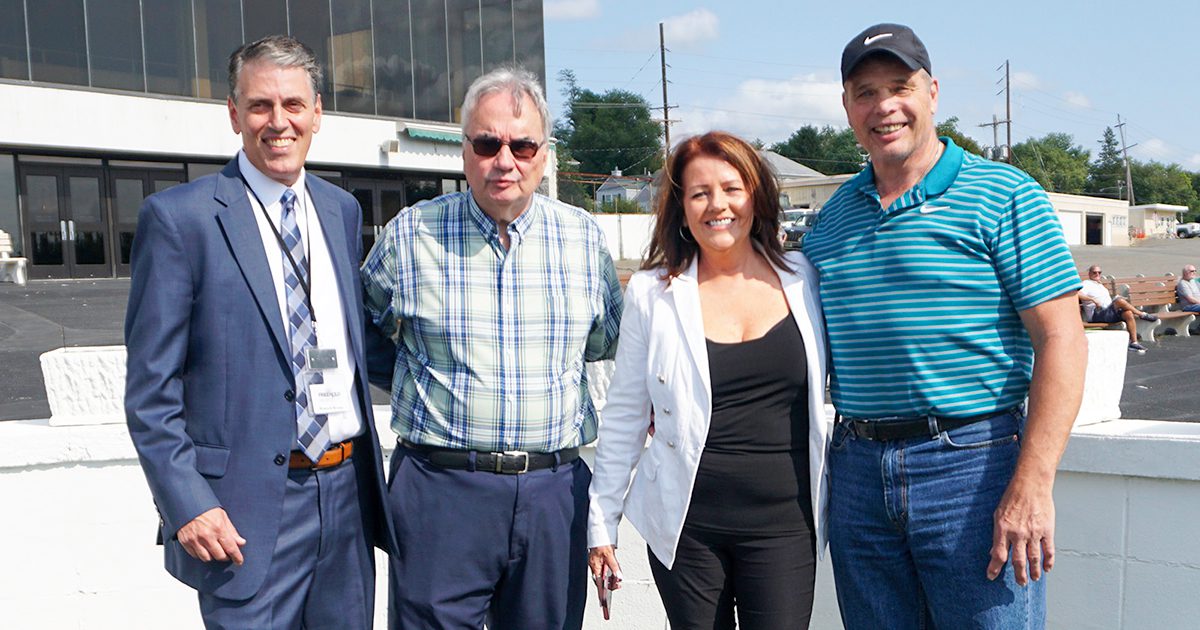 Peter Grandich Hosts Joe Klecko at Freehold Raceway