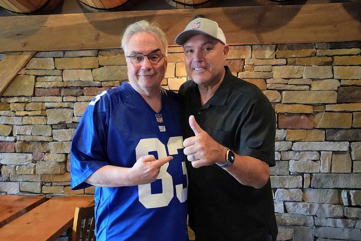 Peter Grandich Hosts Sean Landeta at Vesuvio's in Millstone